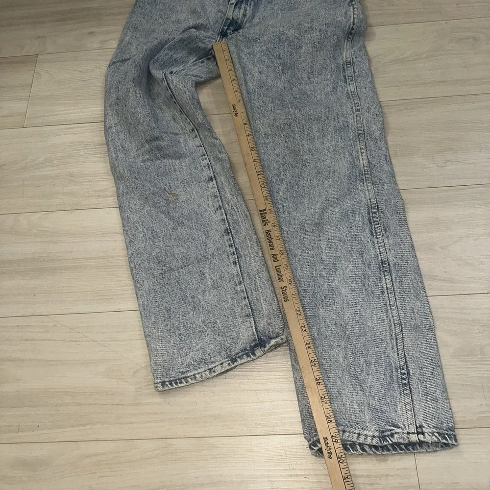 Vintage Rustler‎ Jeans Men's 32x29 Acid Wash Blue Western Cowboy 90s Rancher USA